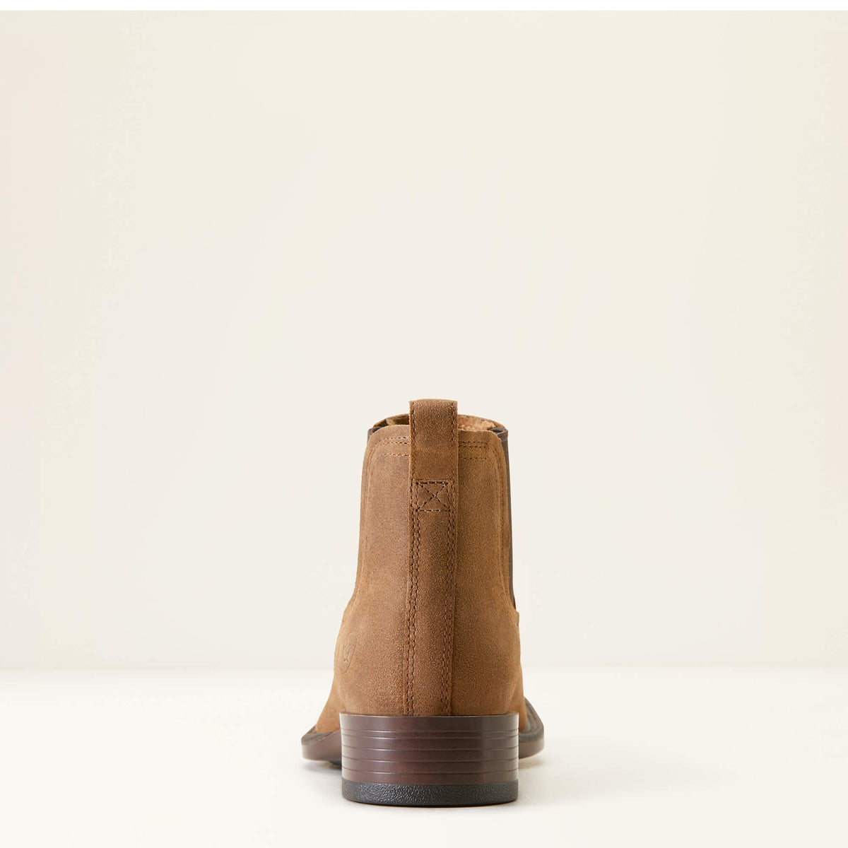 Men's Suede Wide Square Toe Chelsea Boots - Navy