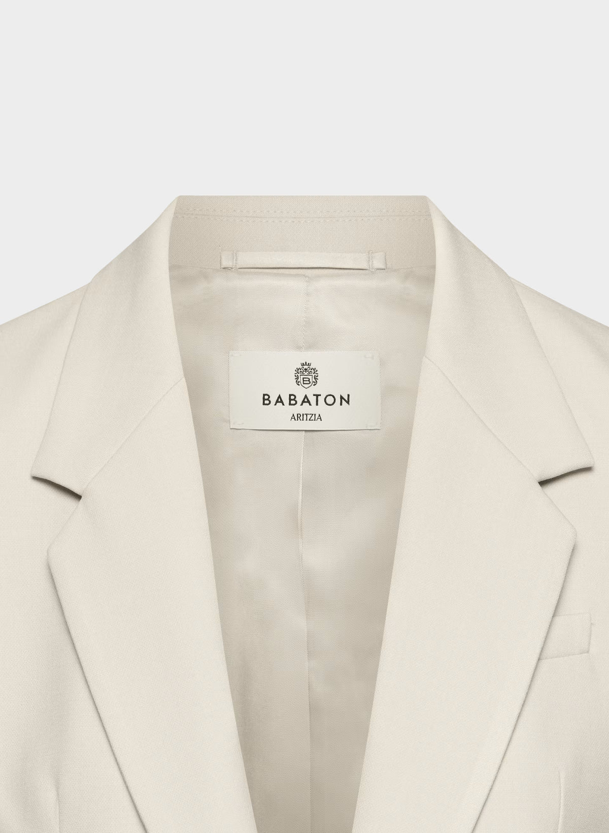 Single-Breasted Stretch Blazer - Check