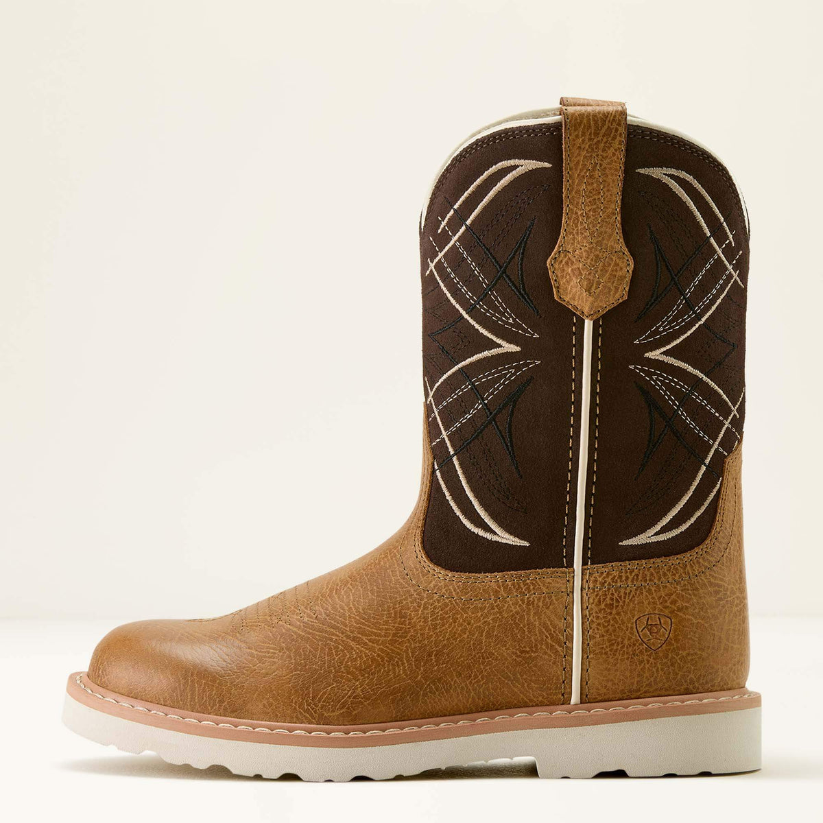Kids' Round Toe Western Boots - Brown