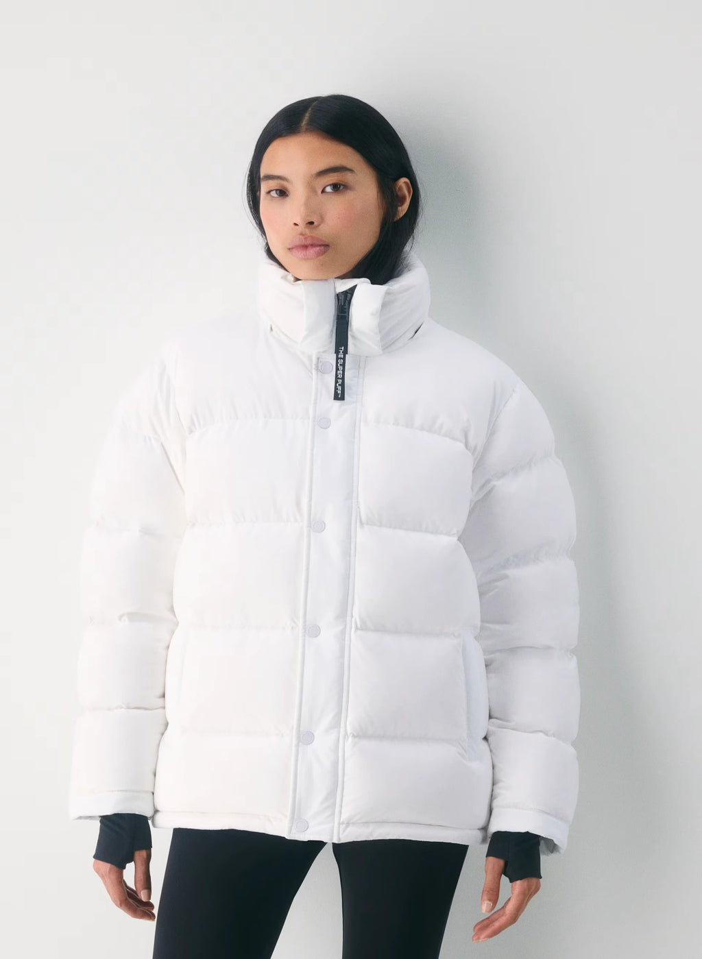 Long Down Puffer Jacket - Blue