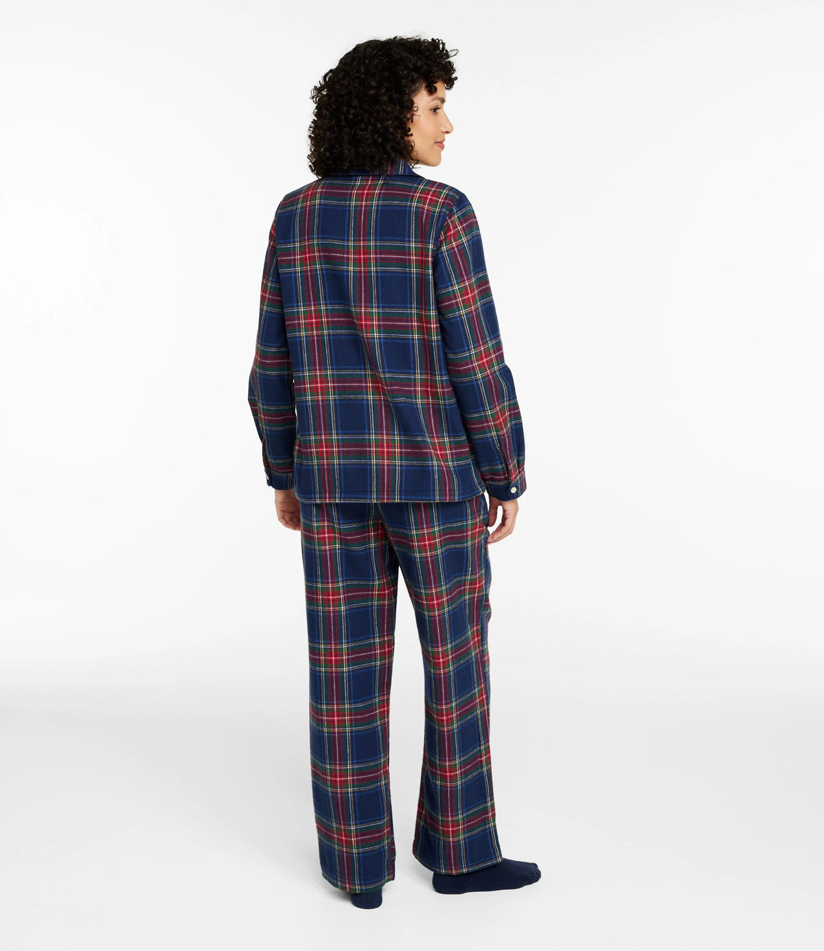 Women's Plaid Cotton Flannel Pajama Set