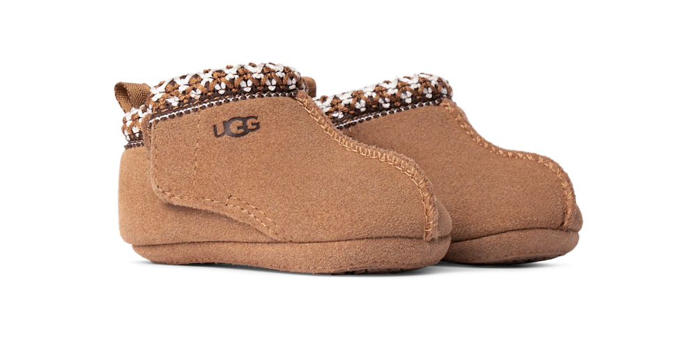 Baby Suede Hook-and-Loop Slippers