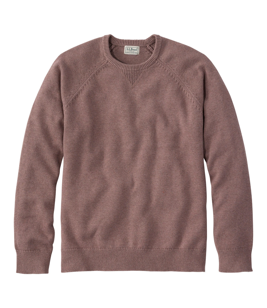 Men's Cotton Cashmere Crewneck Sweater - Navy