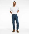 Men's Stretch Straight-Leg Jeans - Tan