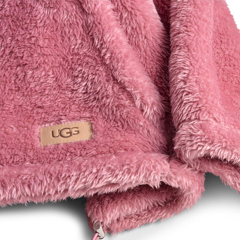Women's Oversized Fleece Hoodie - Coffee Grounds