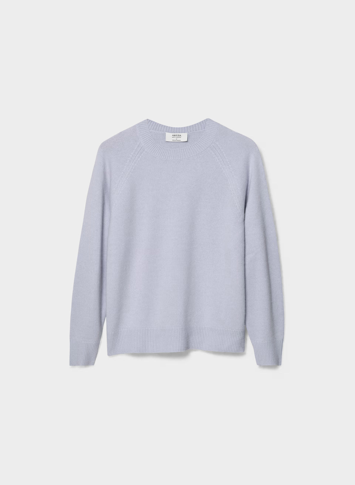 Wool Cashmere Raglan Sweater - Olive