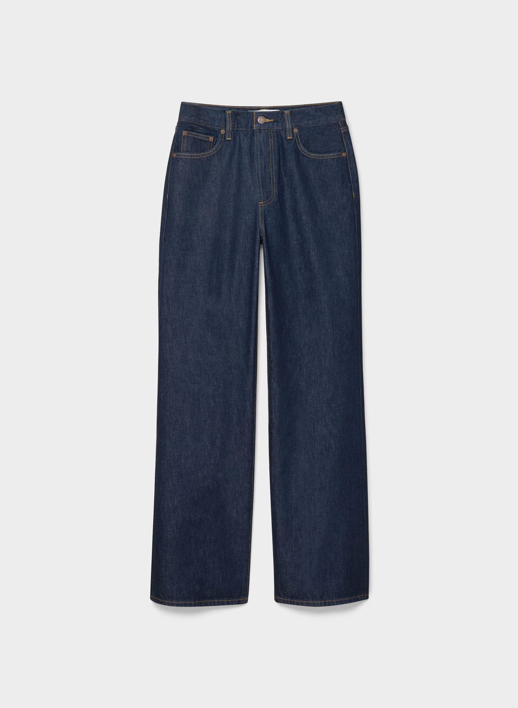 Low-Rise Wide-Leg Jeans - Dark Blue
