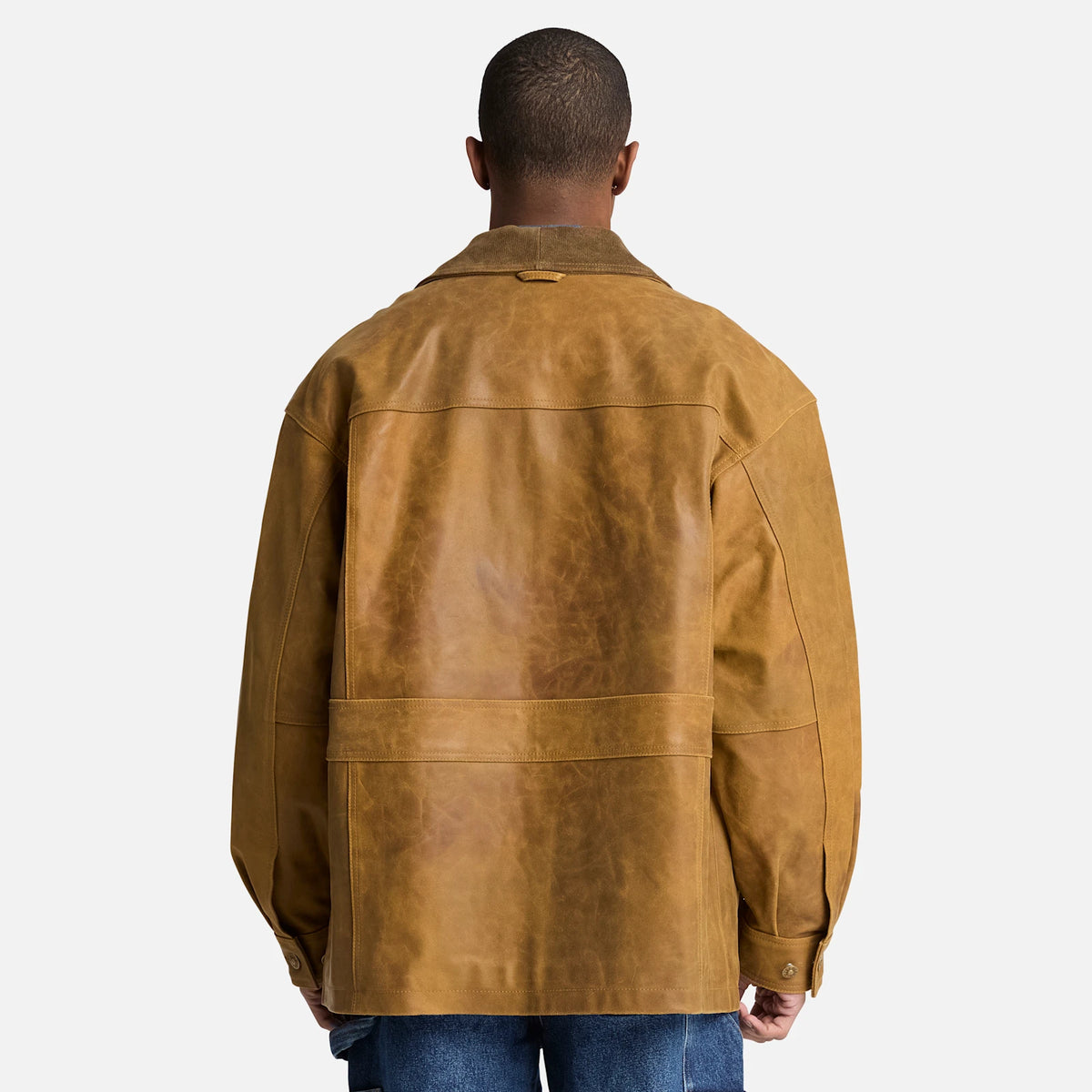 Men's Leather Field Coat