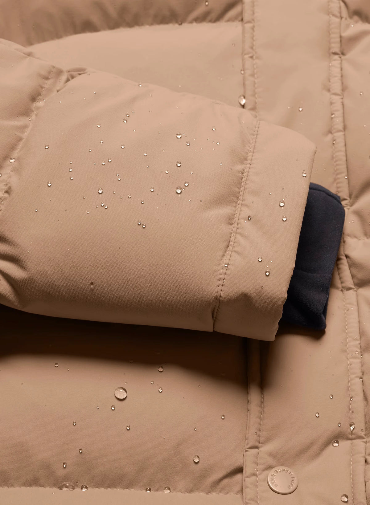 Short Down Puffer Jacket - Blue