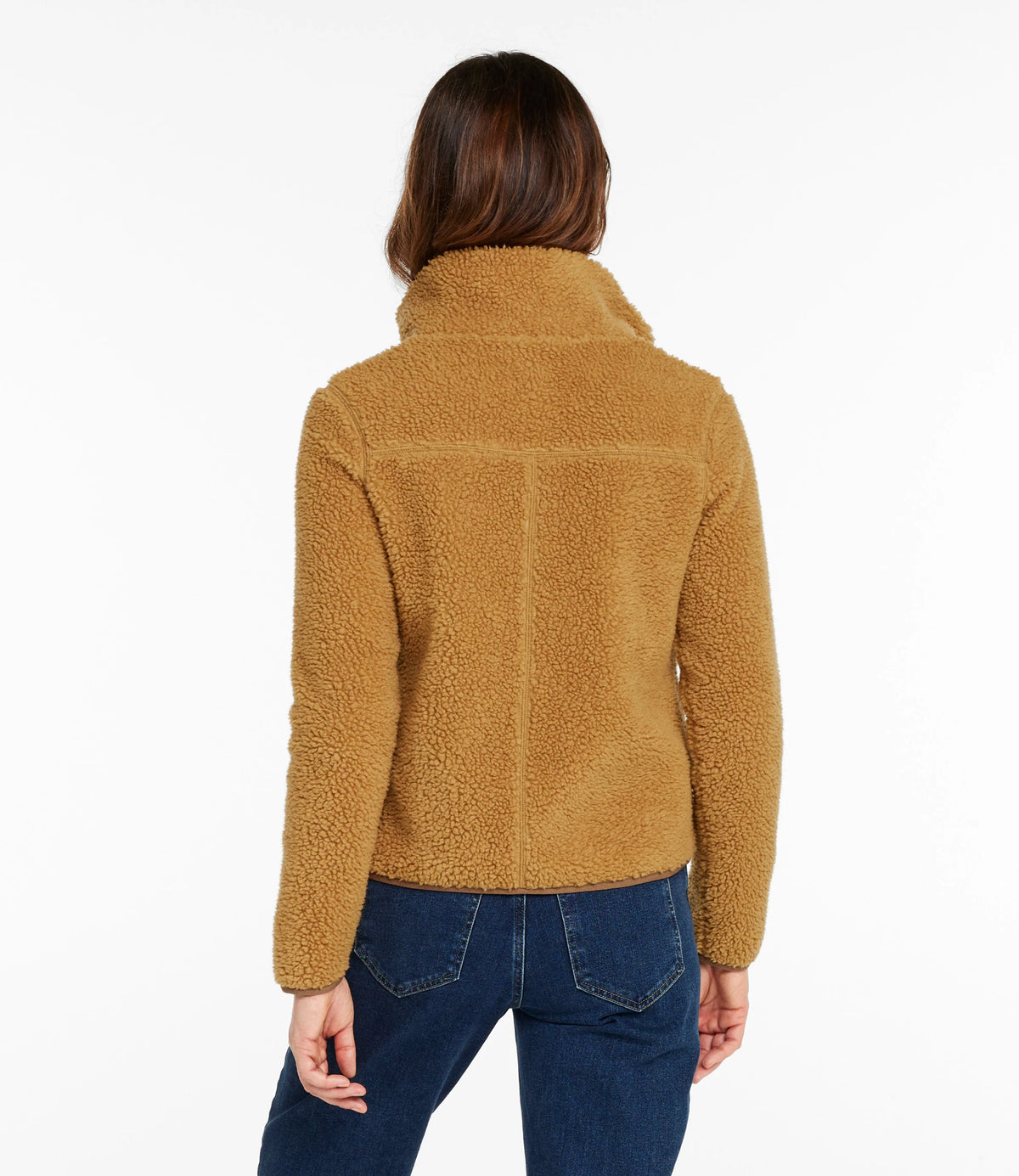 Women's Sherpa Fleece Jacket - Teal