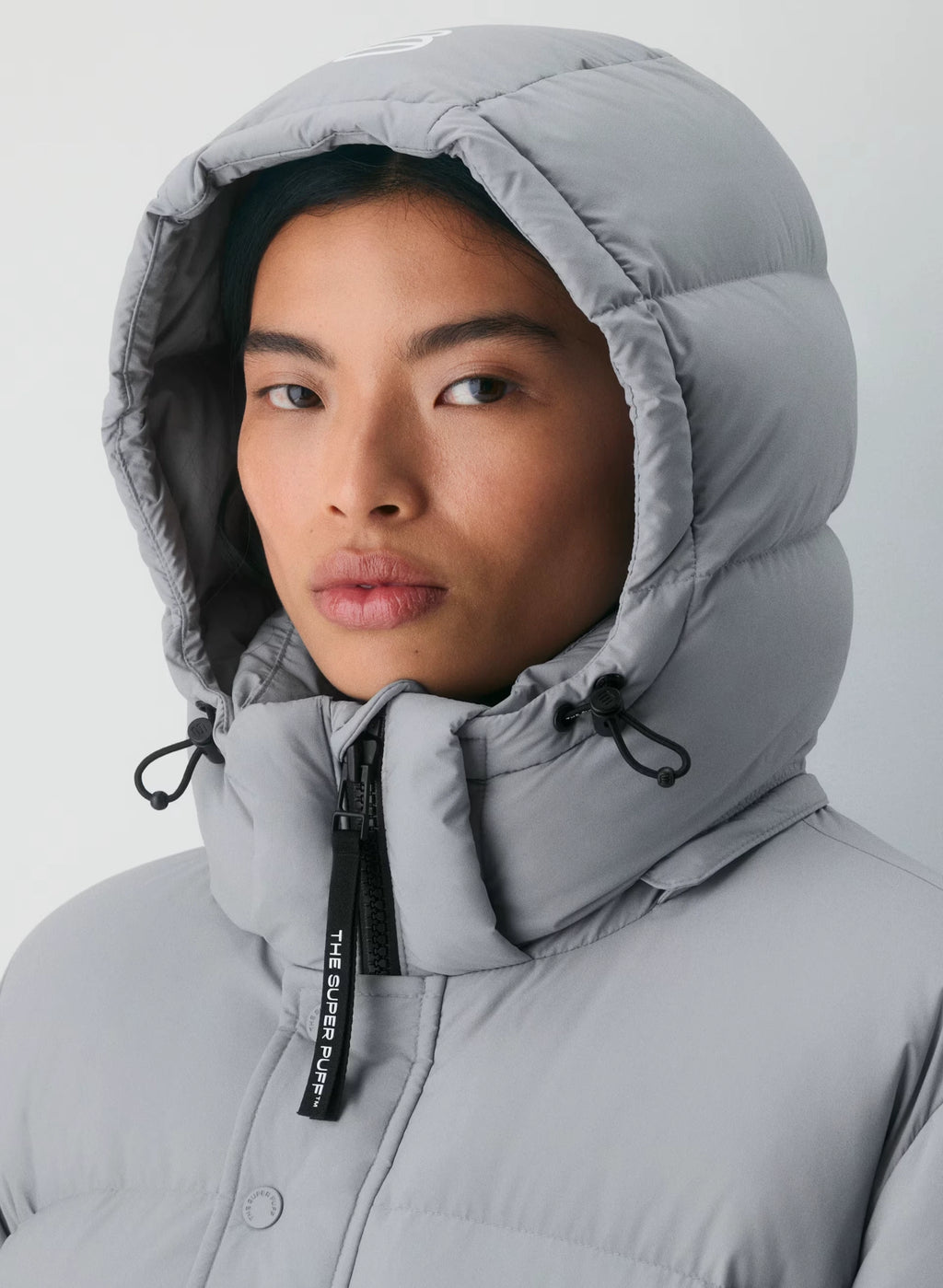 Long Down Puffer Jacket - Blue