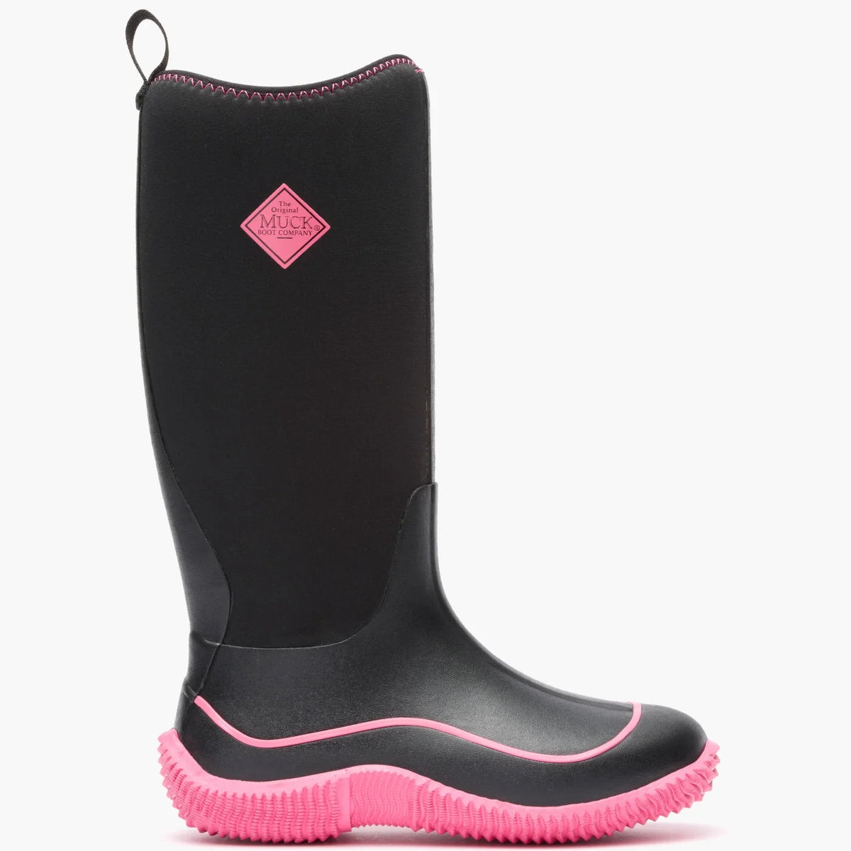 Women's Waterproof Tall Neoprene Boots - Black Pink