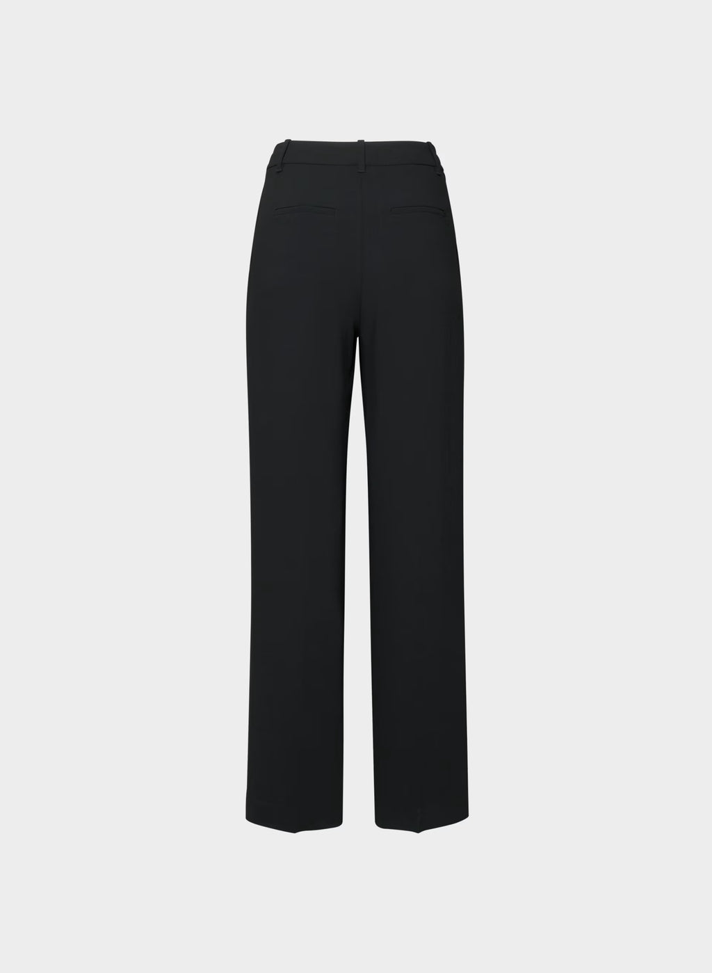 High-Rise Wide-Leg Crepe Trousers - Sand