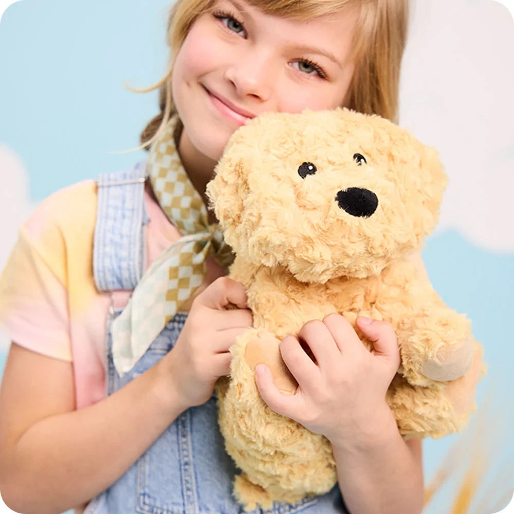 Microwavable Weighted Golden Dog Plush