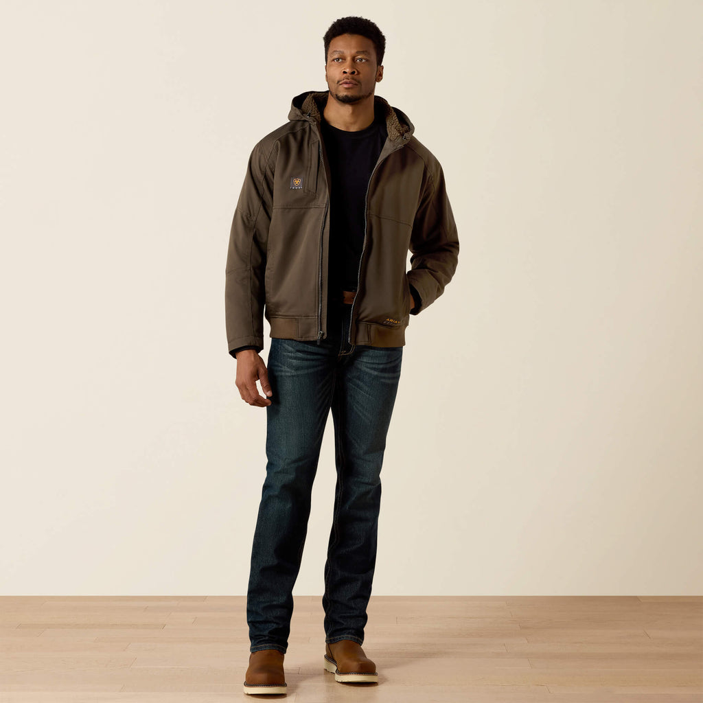 Men's Water-Repellent Sherpa-Lined Work Jacket