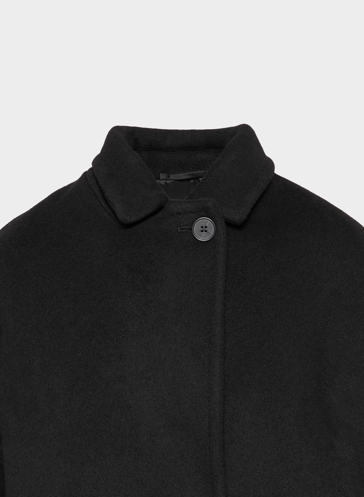 Double-Breasted Wool Cashmere Coat - Herringbone