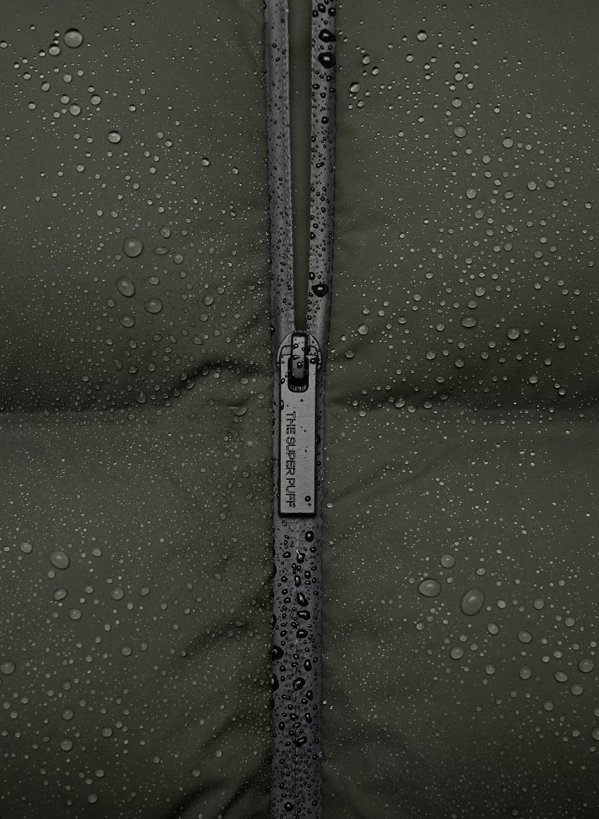 Waterproof Long Down Puffer Coat - Gray