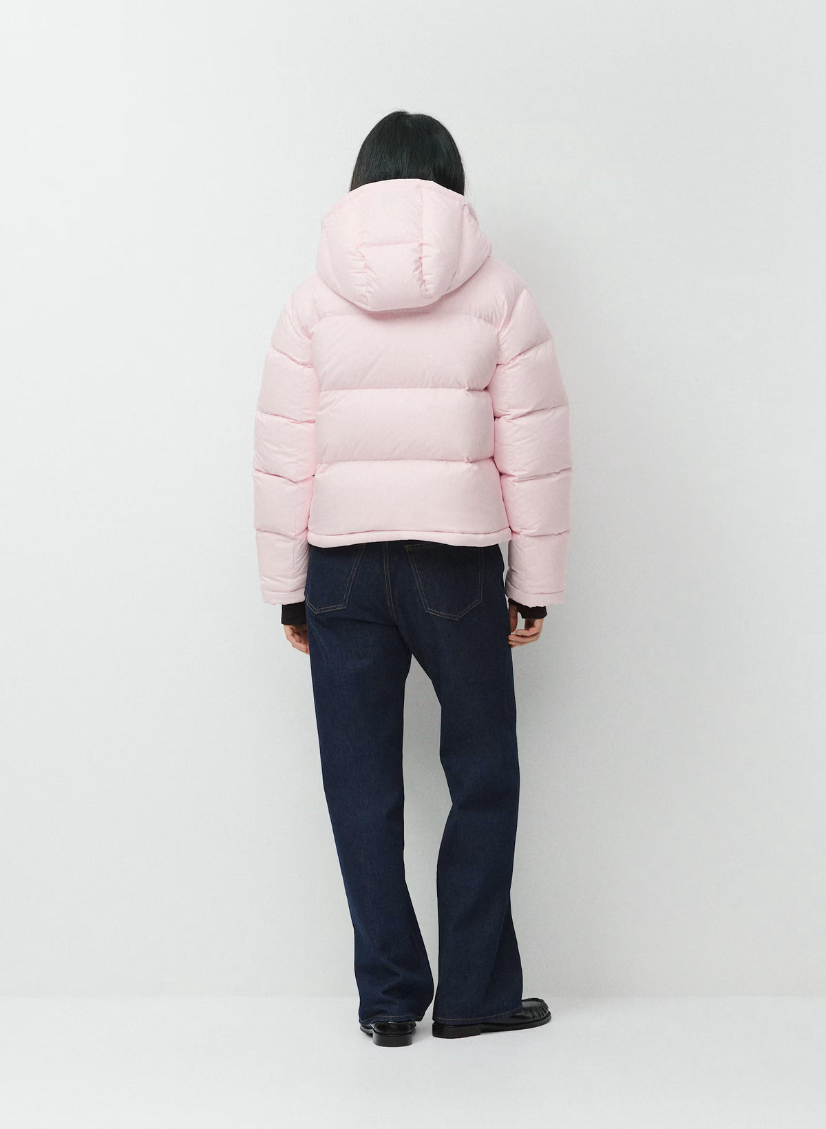 Short Down Puffer Jacket - Blue