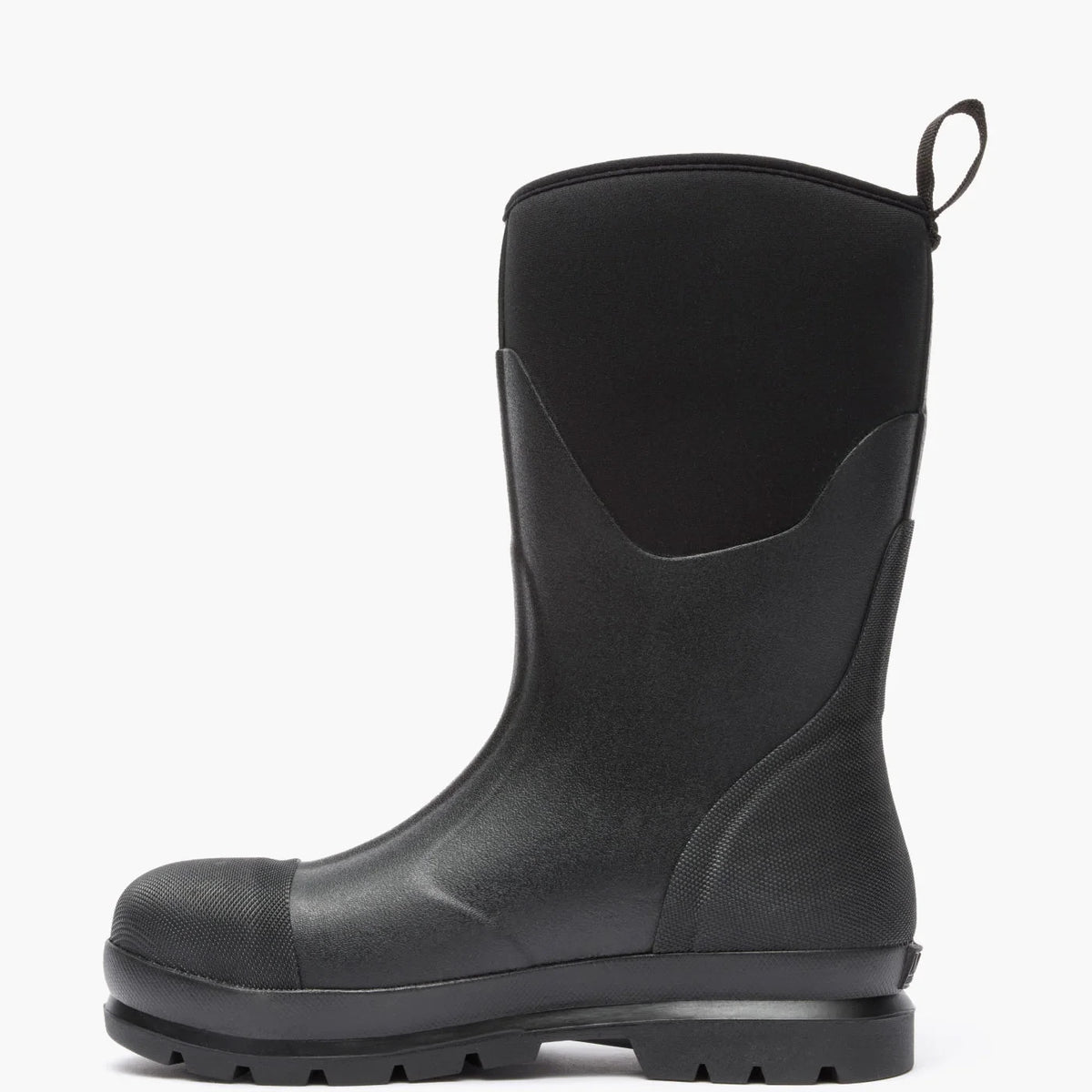 Women's Waterproof Steel Toe Mid Work Boot - Black