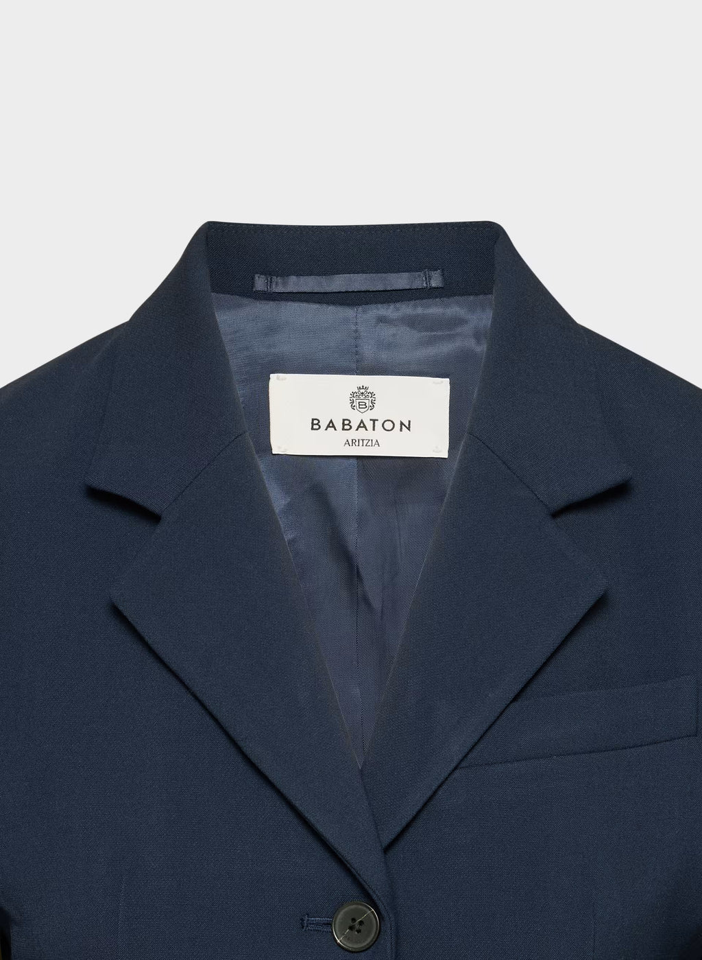 Single-Breasted Stretch Blazer - Brown Check
