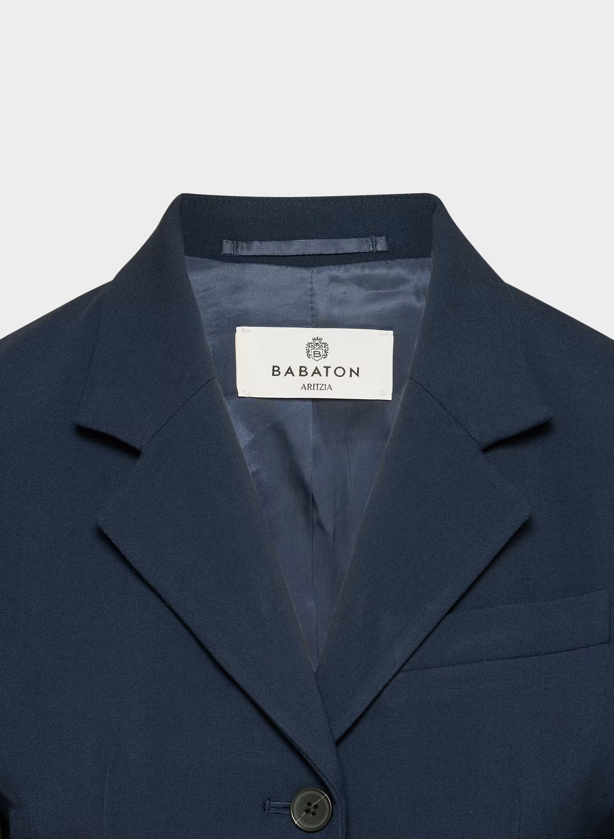 Single-Breasted Stretch Blazer - Brown Check