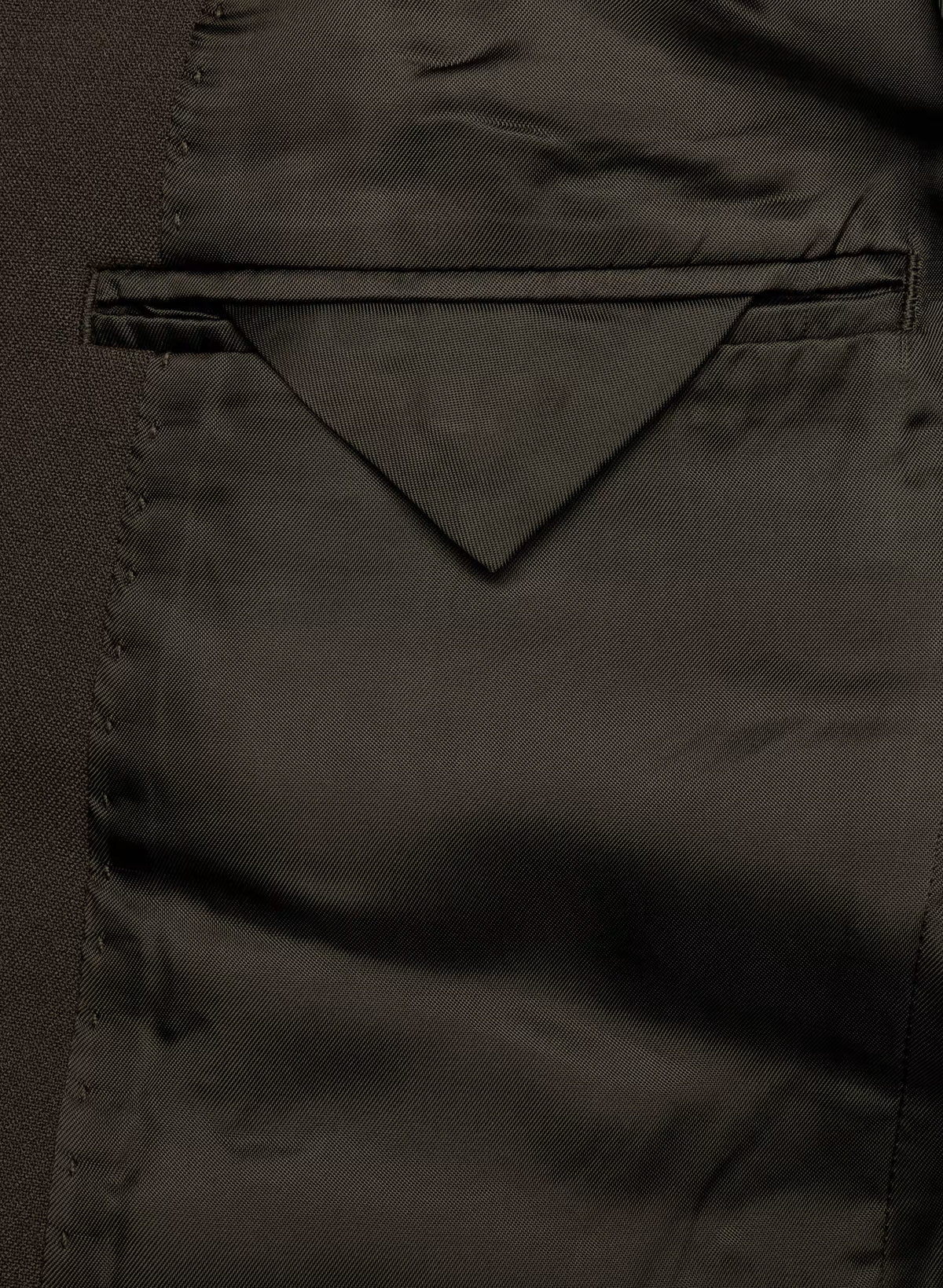 Single-Breasted Stretch Blazer - Check