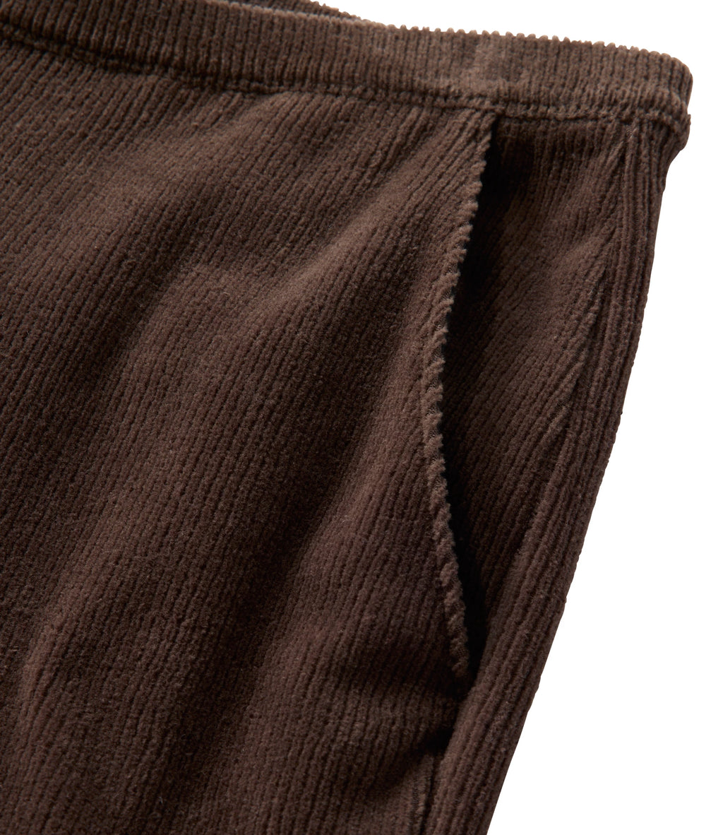 Women's Stretch Corduroy Straight-Leg Pants - Khaki