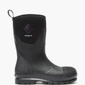 Women's Waterproof Steel Toe Mid Work Boot - Black
