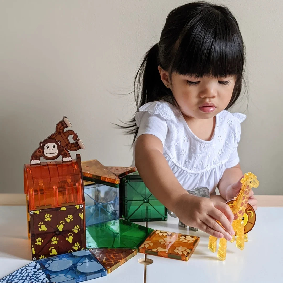 Savannah Animal Magnetic Building Set - 25 Pieces
