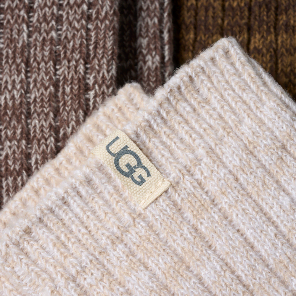 Women's Rib Knit Slouchy Crew Socks 3-Pack