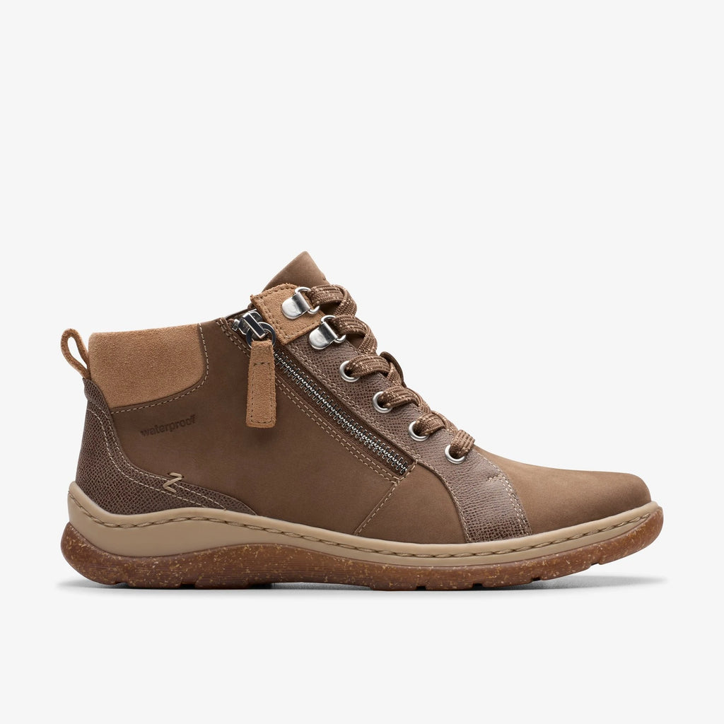 Waterproof Nubuck Trainer Boot - Dark Sand