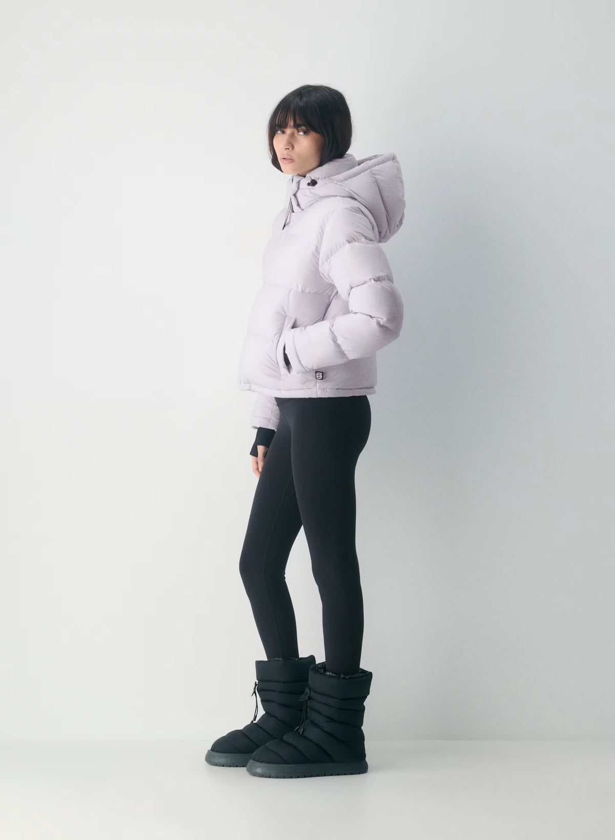 Short Down Puffer Jacket - Blue