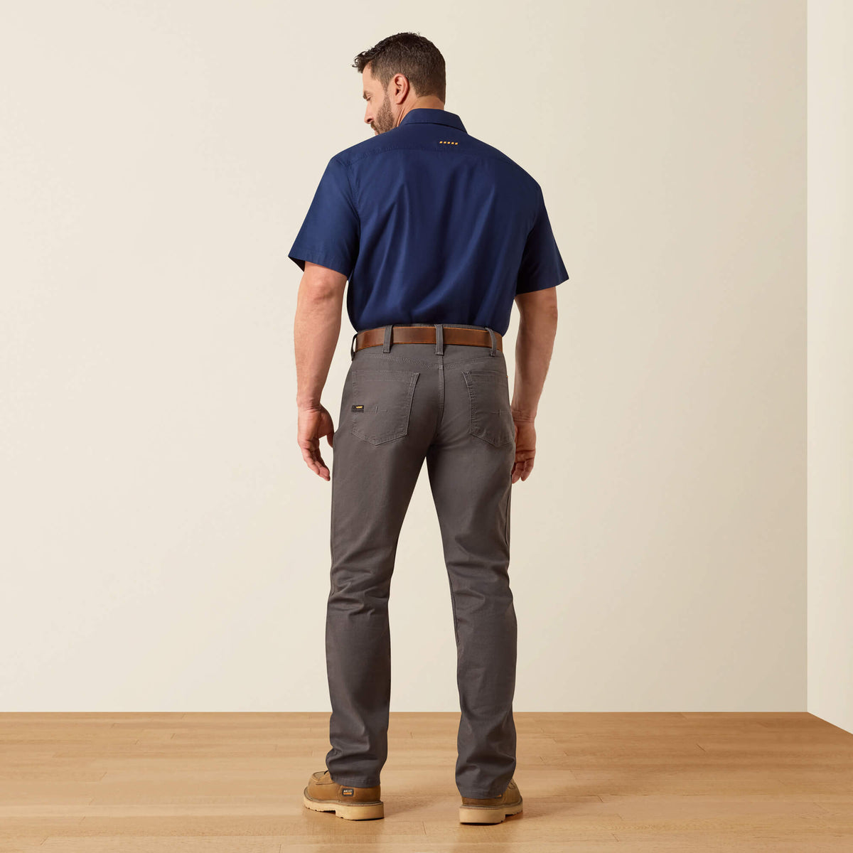 Men's Relaxed Stretch Canvas Work Pants - Khaki