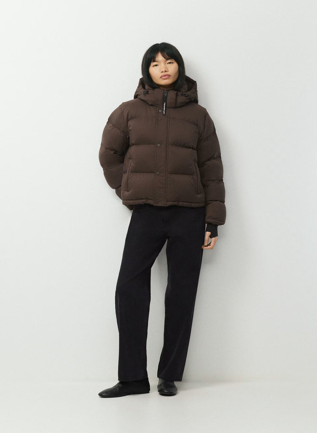 Short Down Puffer Jacket - Blue
