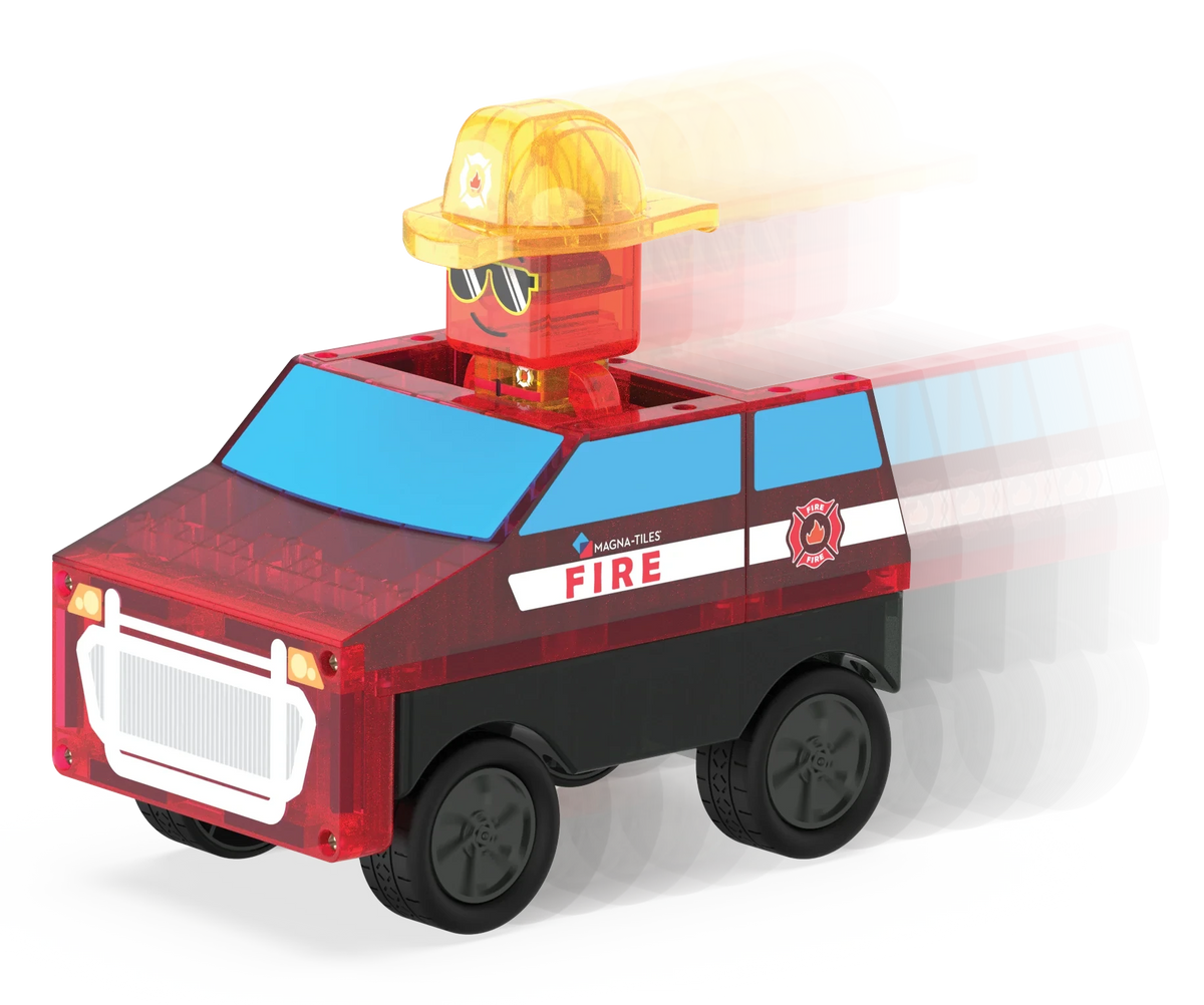 Fire Rescue Magnetic Building Set - 27 Pieces