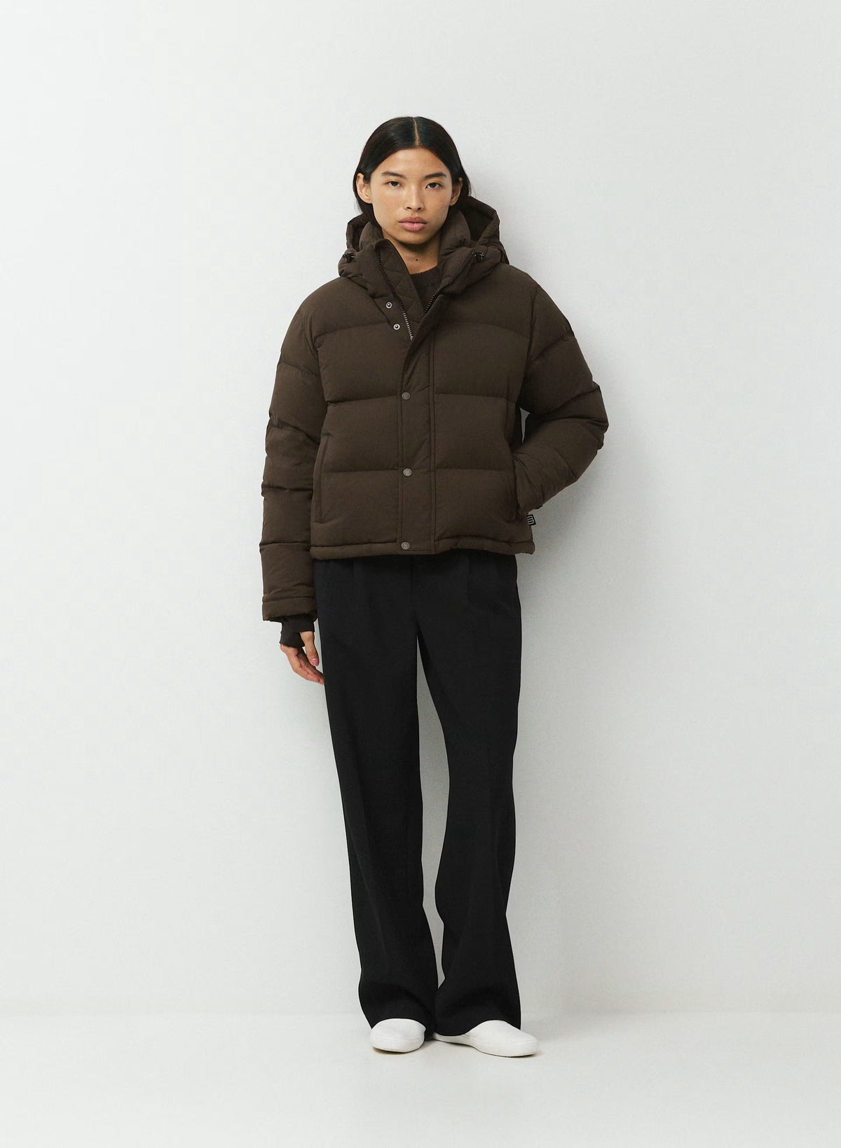 Short Down Puffer Jacket - Blue