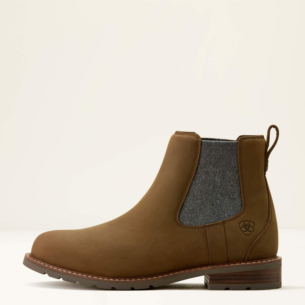 Waterproof Leather Chelsea Boot - Brown
