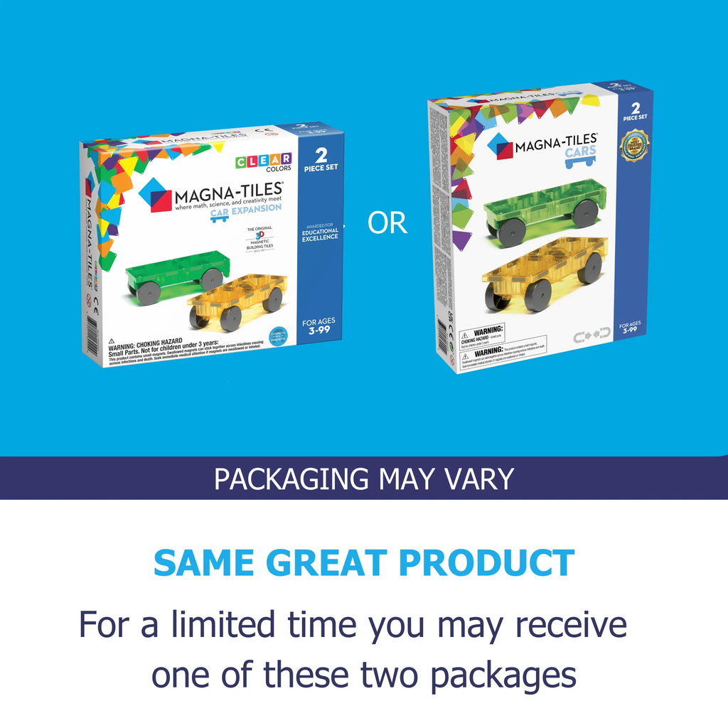 Magnetic Vehicle Chassis Set - Green & Yellow
