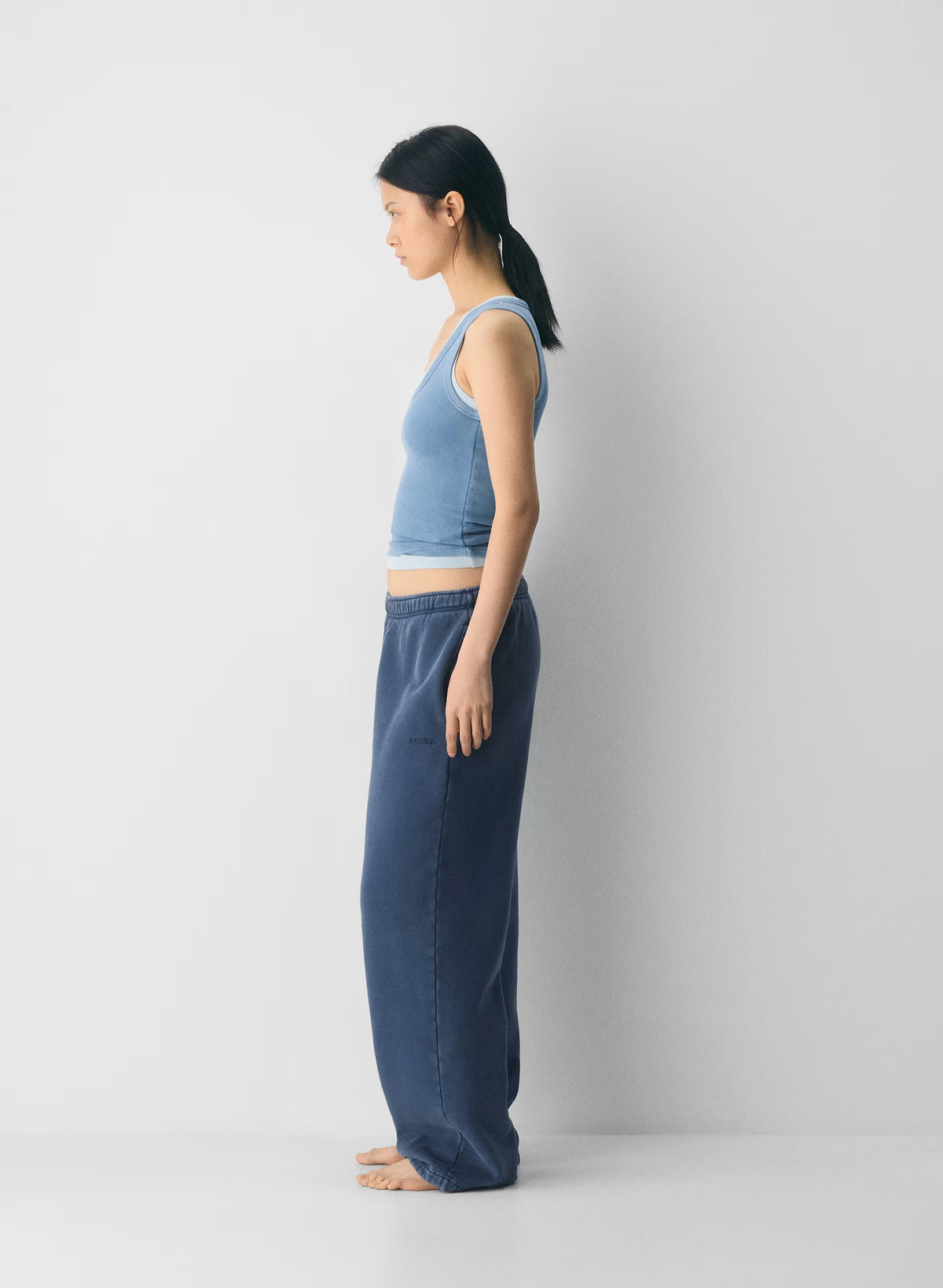 Straight-Leg Fleece Sweatpants - Yellow