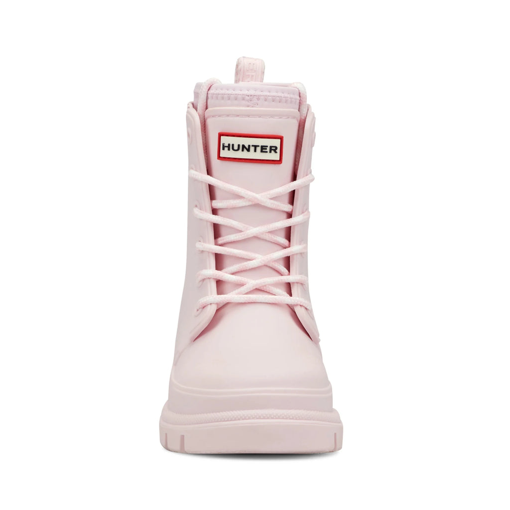 Kids' Waterproof Lace-Up Ankle Boots - Light Pink