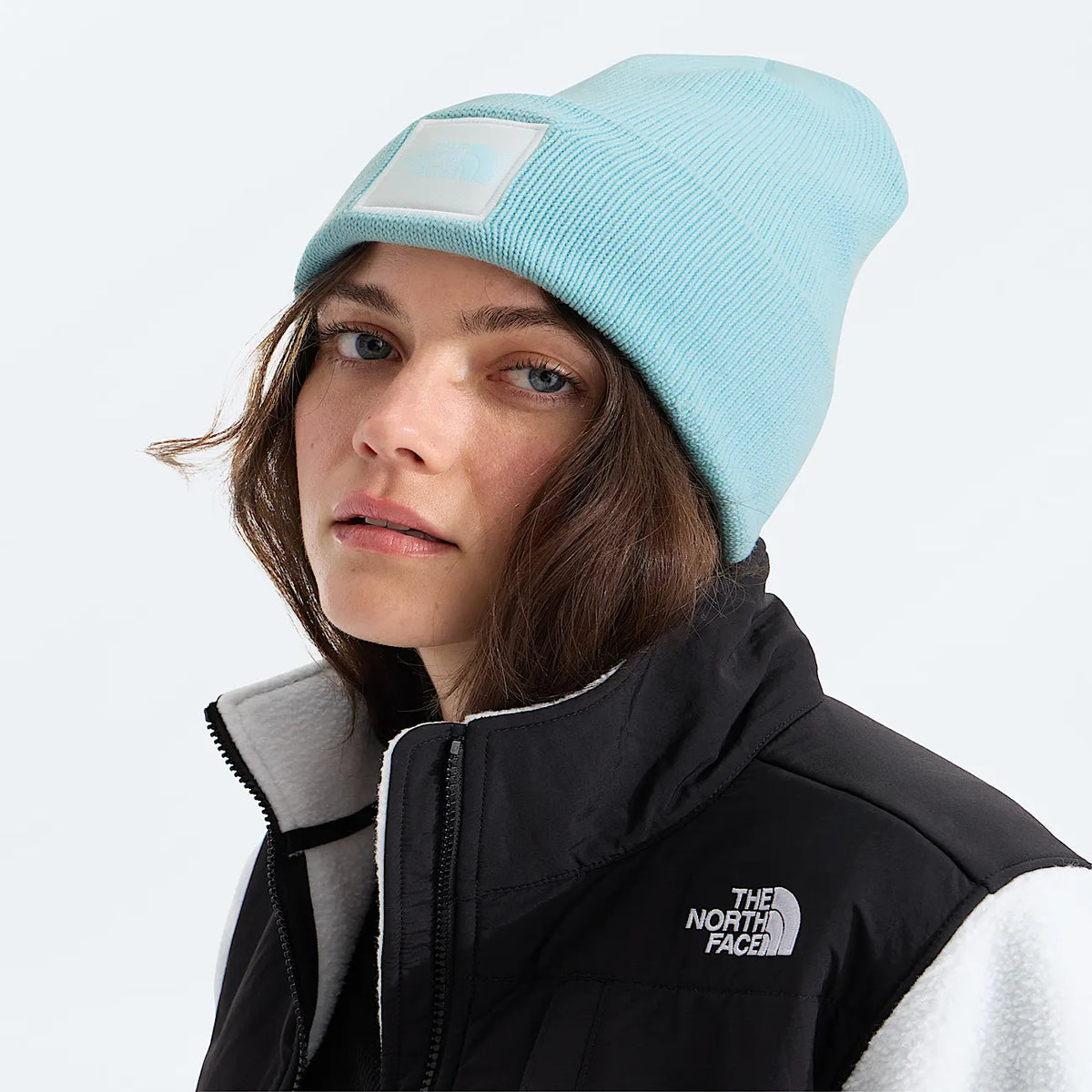 Cuffed Knit Beanie - Glacier Blue
