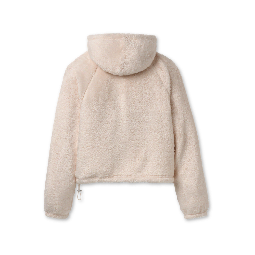 Women's Oversized Fleece Hoodie - Coffee Grounds