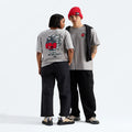 Unisex Relaxed Graphic T-Shirt - Stone