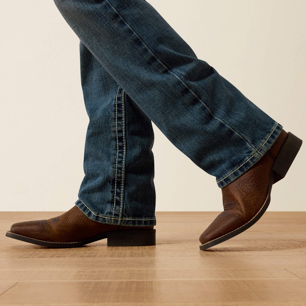 Boys' Relaxed Boot Cut Jeans - Blue
