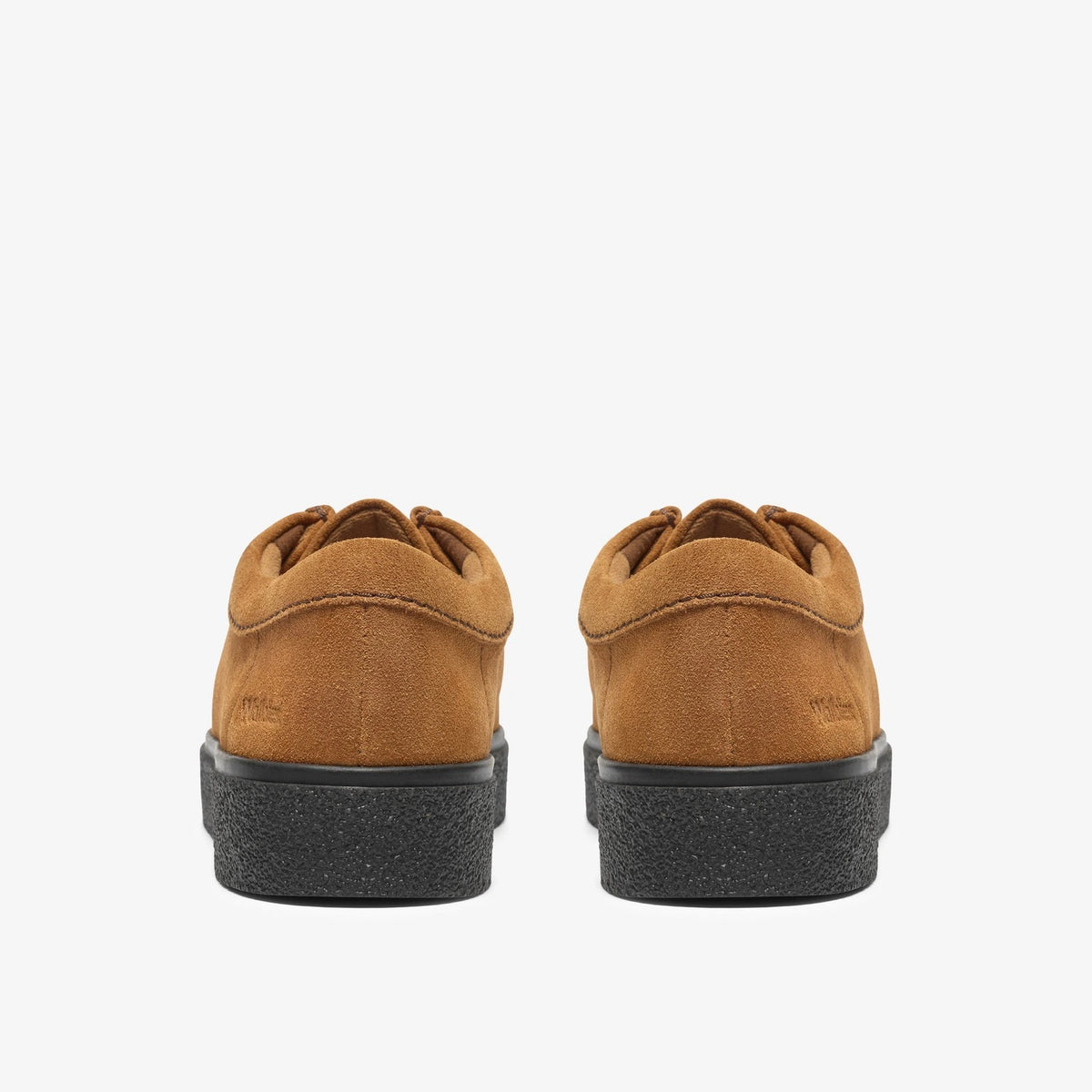 Suede Lace-Up Cupsole Shoe - Ginger