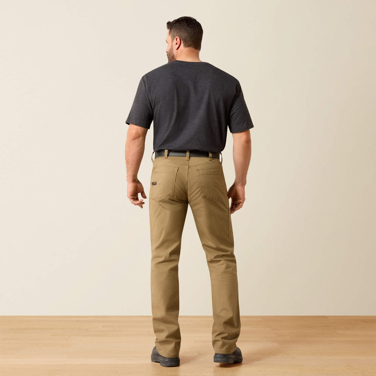 Men's Relaxed Stretch Canvas Work Pants - Khaki
