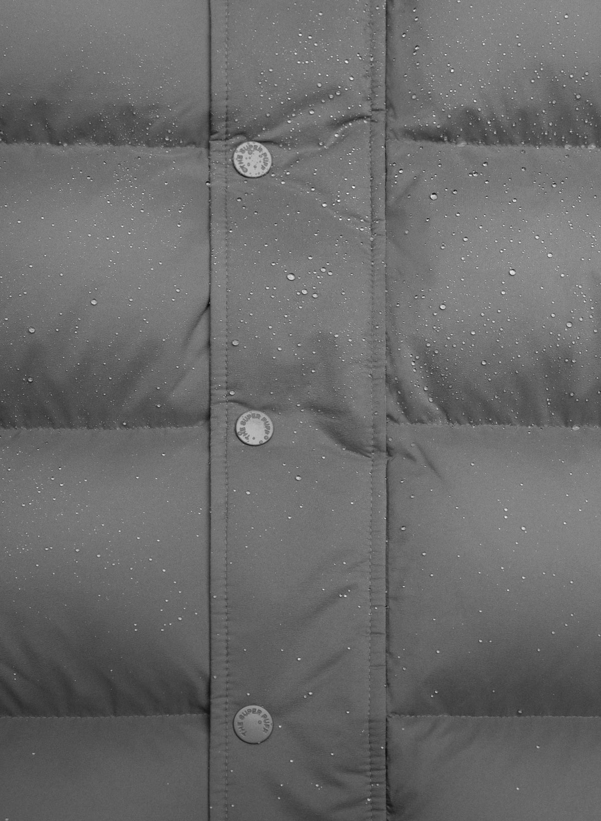 Long Down Puffer Jacket - Blue