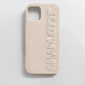 Personalized Smartphone Case - Beige Pearl