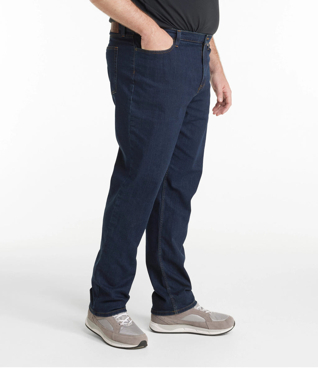 Men's Stretch Straight-Leg Jeans - Tan