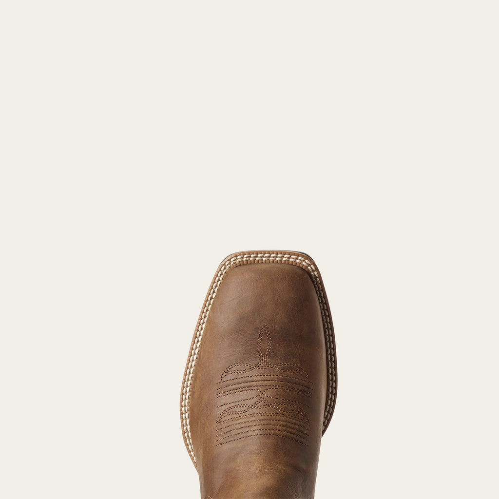 Men's Suede Wide Square Toe Chelsea Boots - Navy